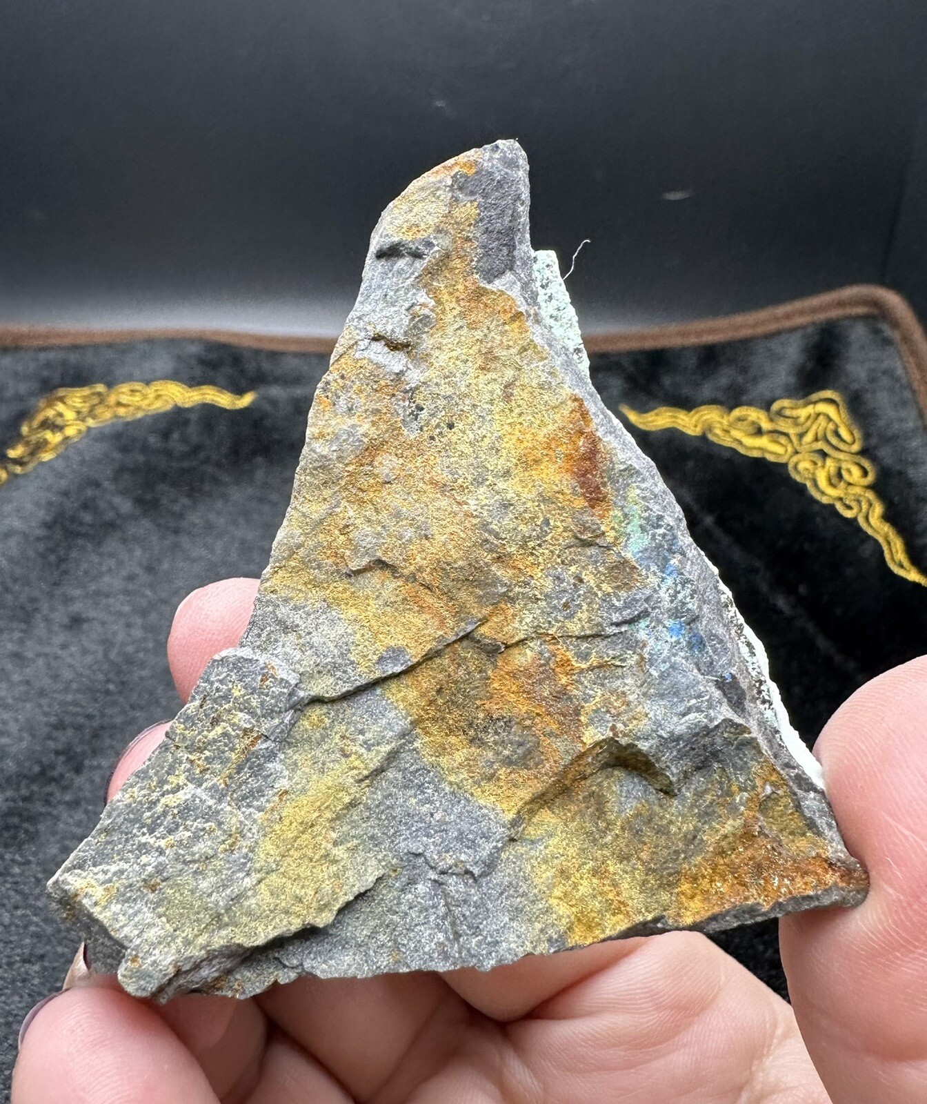 Blue Hemimorphite Natural Crystal Specimen Free Shipping