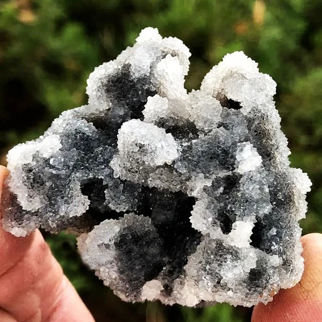 Raw Rough Black Sphalerite Cluster Geode Crystal Mineral Specimen Home Decor