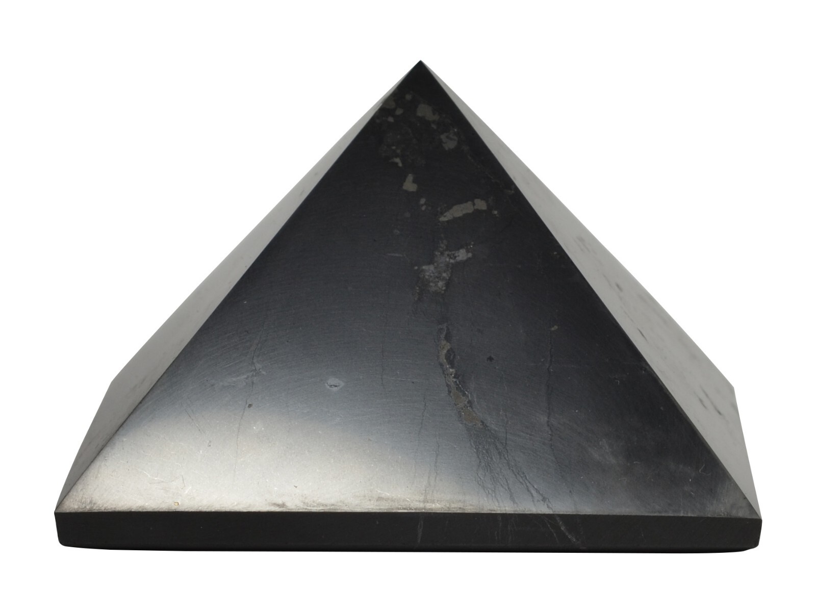 Shungite World Shungite Pyramid – Various sizes ( Polished or Unpolished )