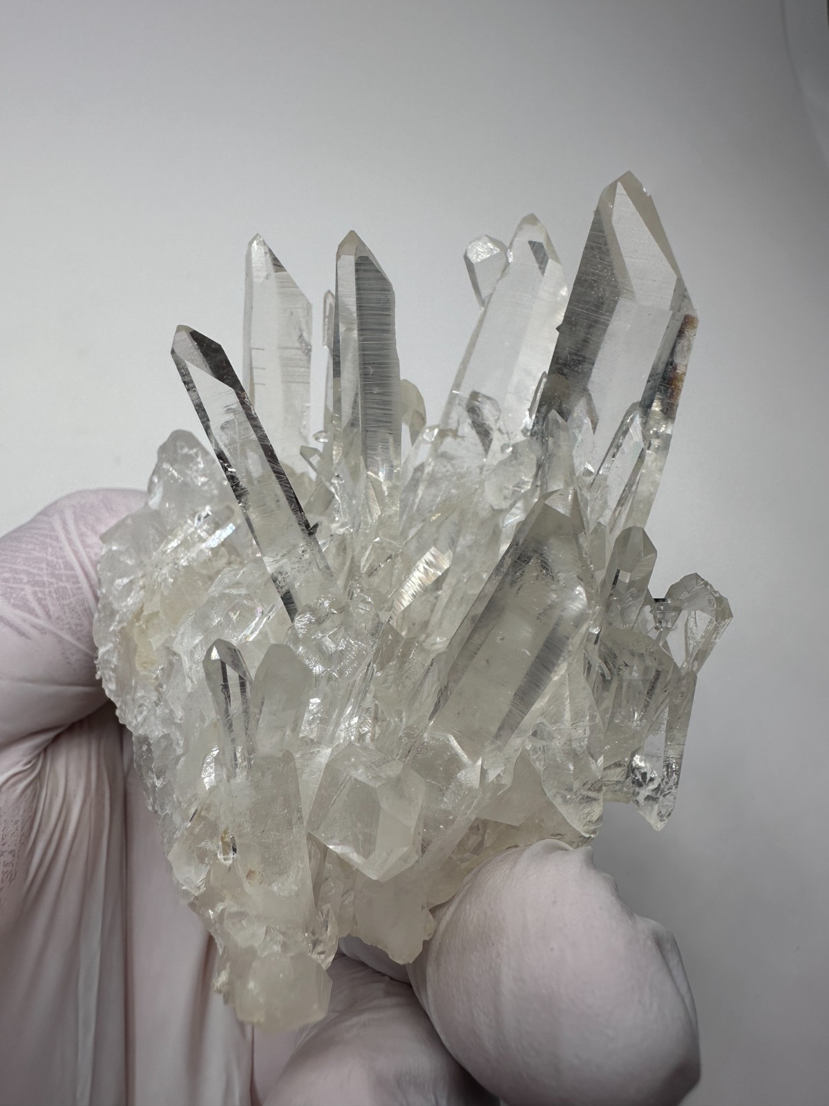 Top Quality Large Clear Arkansas Quartz Crystal Cluster