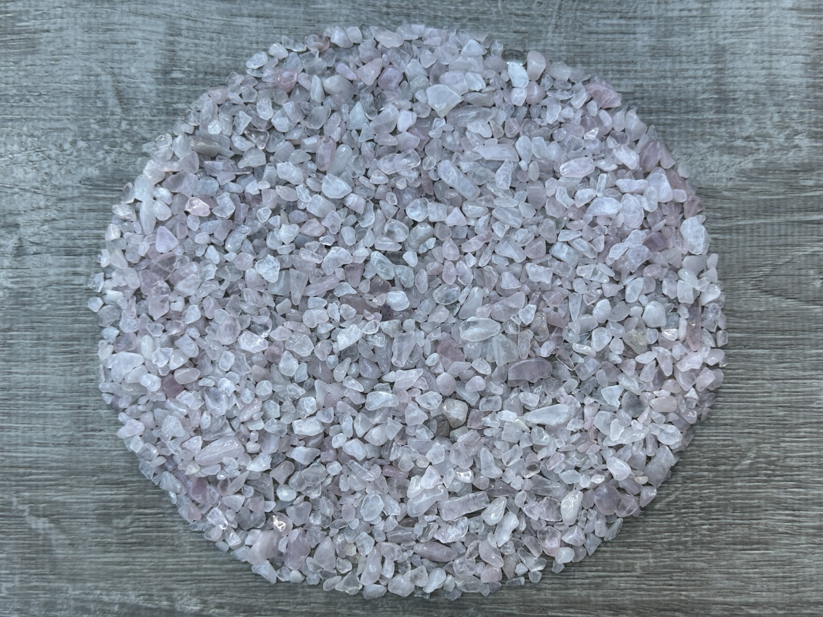 Grade A++ Rose Quartz Semi Tumbled Gemstone Large Chips 3-12mm, Wholesale Bulk