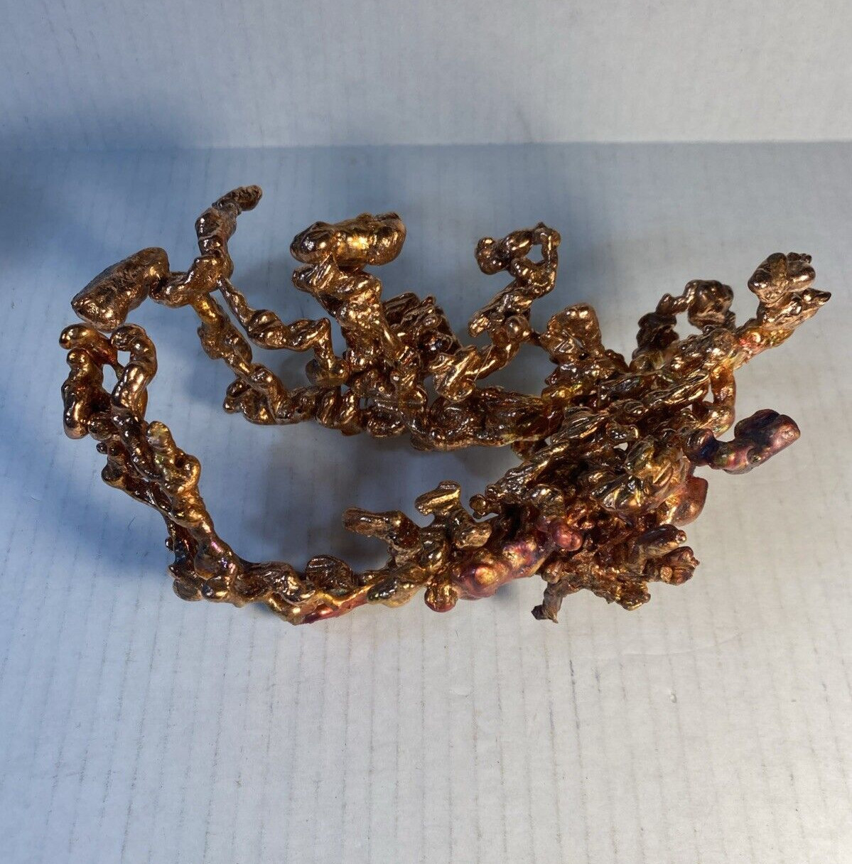 Copper Cluster 2 Lb 13.1 oz. 9 1/2″ x 6″ x 6 1/8″ Splash Specimen Michigan