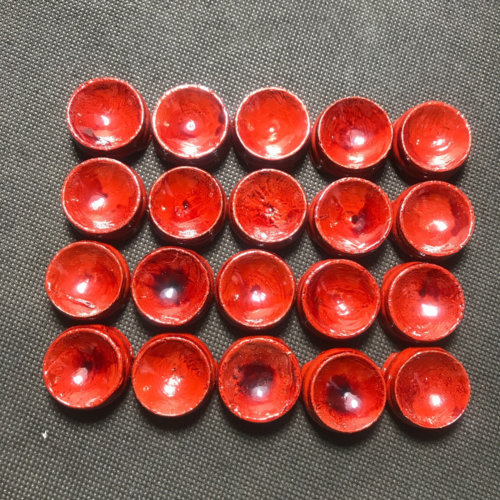 10pcs 10pcs Red Wood Display Stand For 25MM Crystal Ball Sphere Holder wholesale