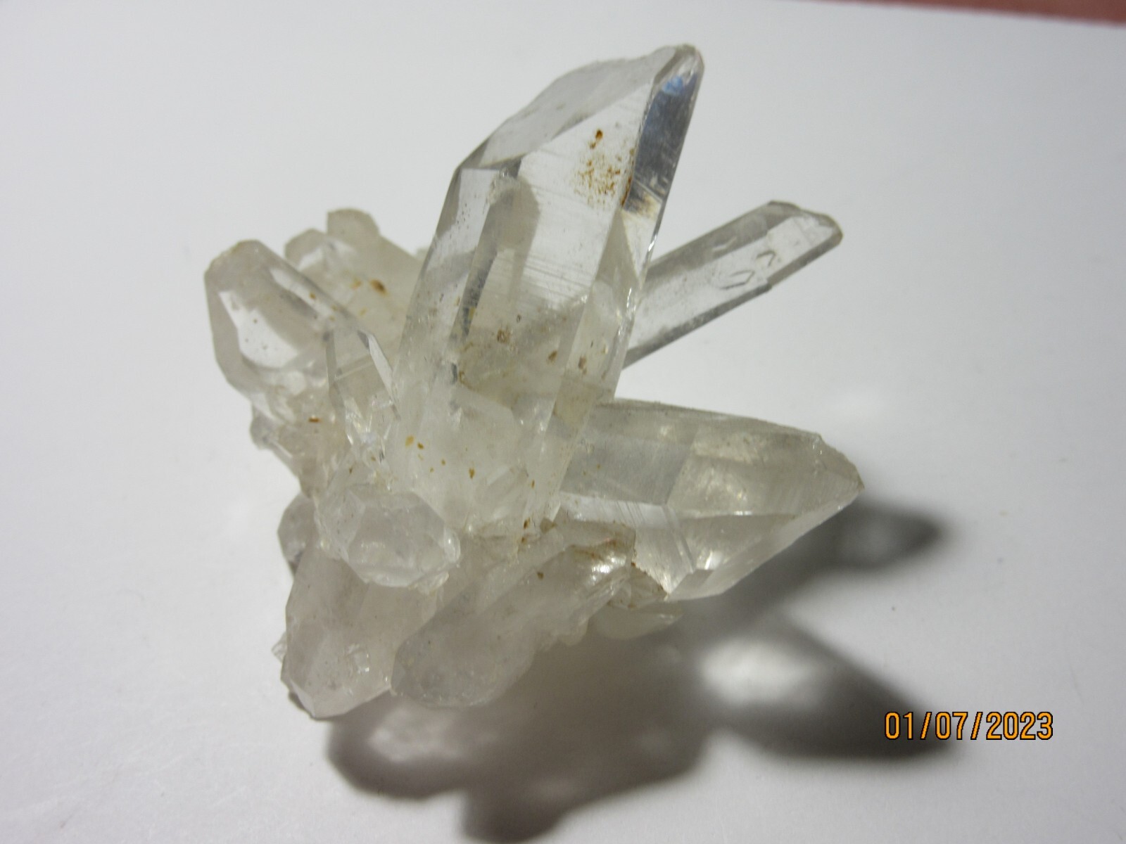 Arkansas Natural Quartz Crystal 2 3/8″ Cluster Collectible Reiki MIAQC-1