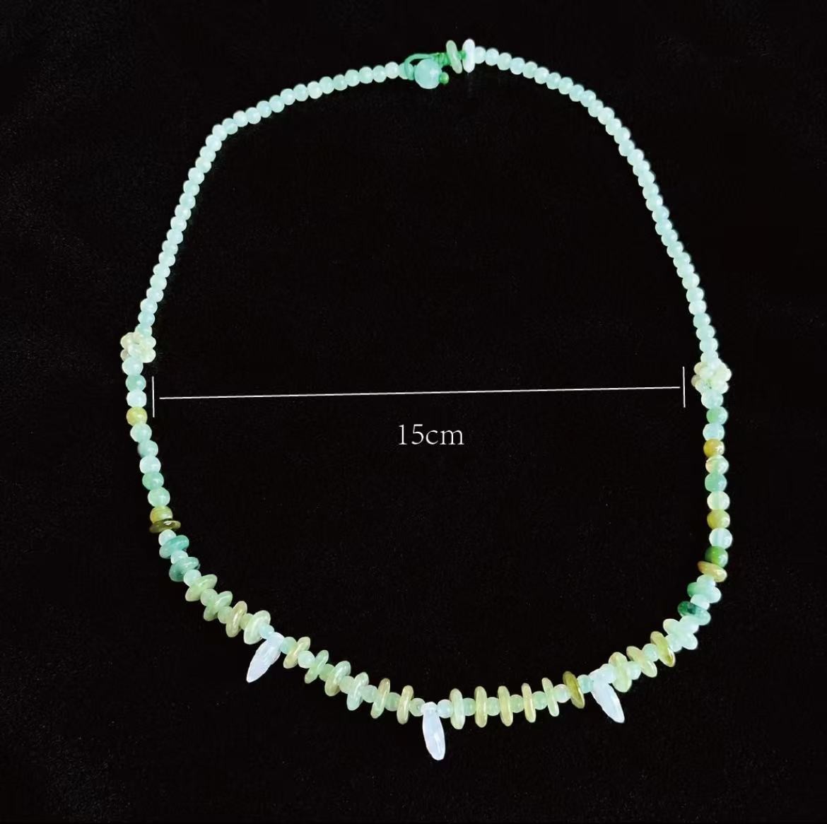 One Of A Kind Handmade Grade A Burma Jadeite Necklace Luxury Collector Jewelry