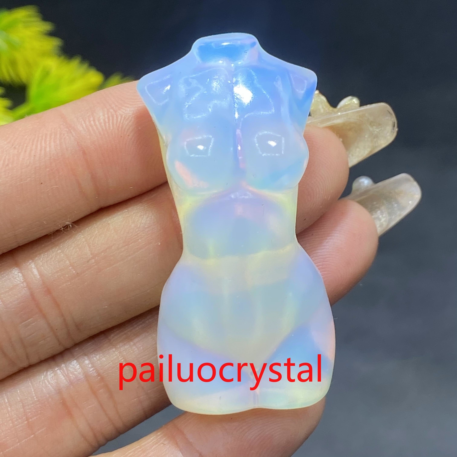 10pcs Natural Mixed Women Quartz Crystal Skull Carved Goddess Gem Healing 1.7″