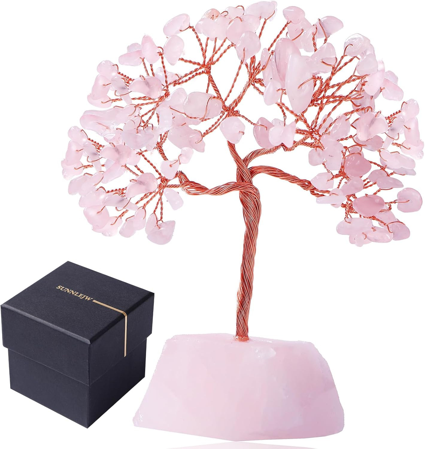 Amethyst Crystal Tree of Life, Chakra Tree Gifts for Women Purple Room Decoratio