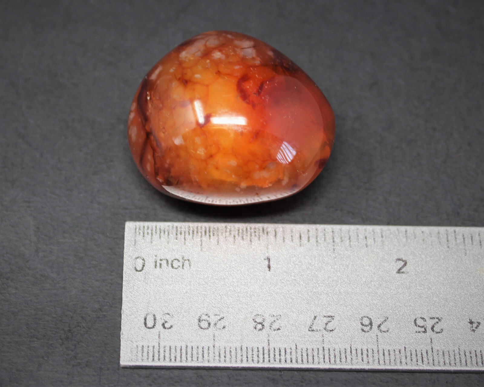 Carnelian Palm Stone: ‘AA’ Grade Hand Polished Pebbles (Wholesale Bulk Lot)