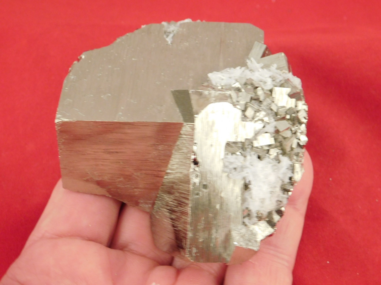 Big! Very Nice and 100% Natural PYRITE CUBE Cluster From Peru 506gr