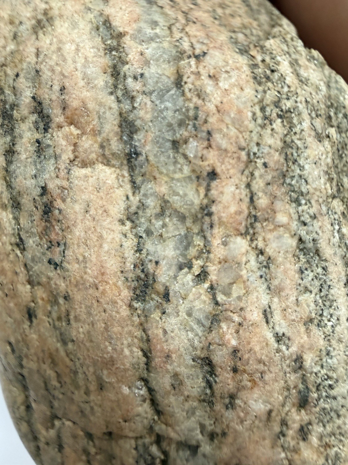 Large Magnetic Granitic Gneiss Specimen – Pink Feldspar, Quartz & Magnetite