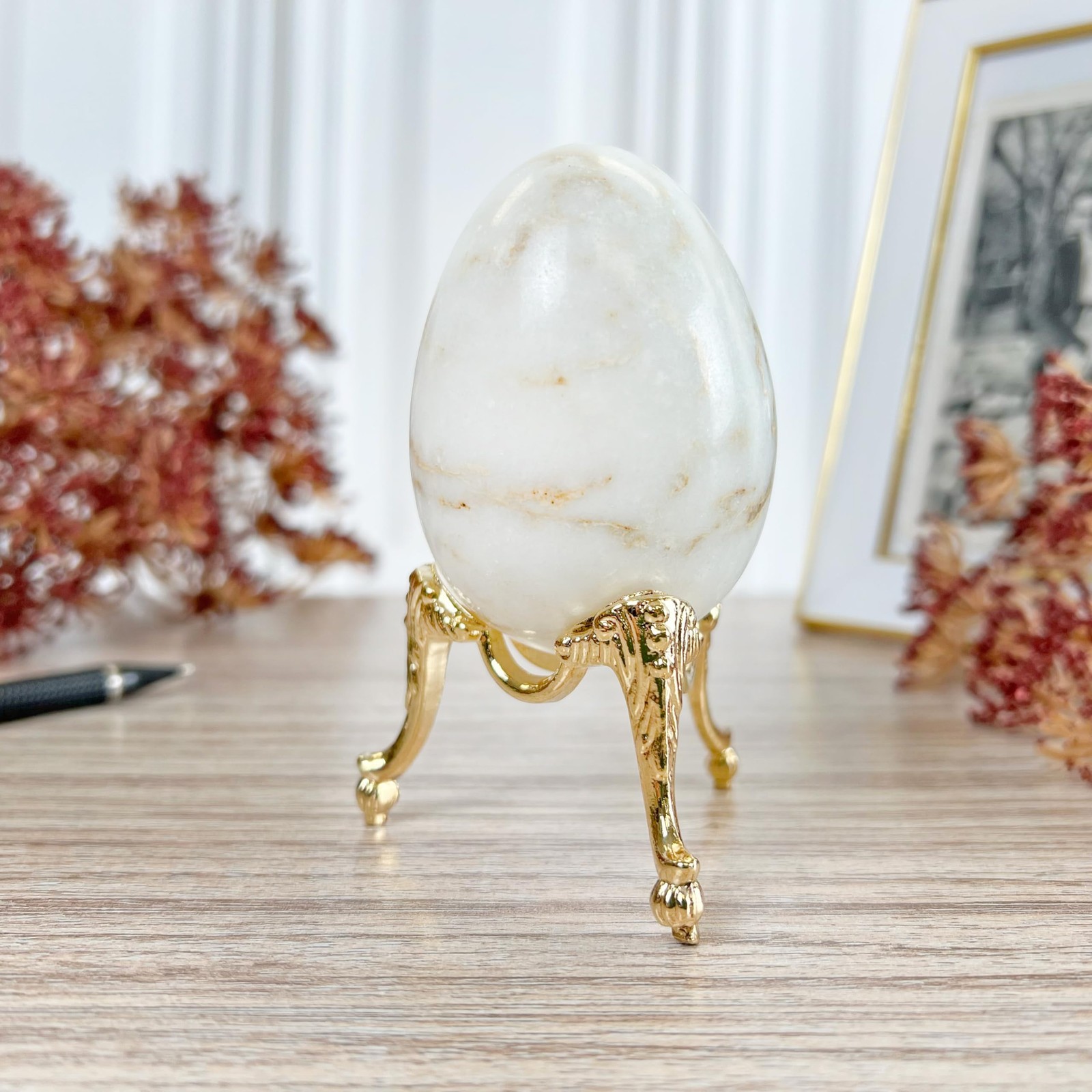 ‘s Shiny Brass-toned Egg Stand/Holder, 1.375″ Diameter