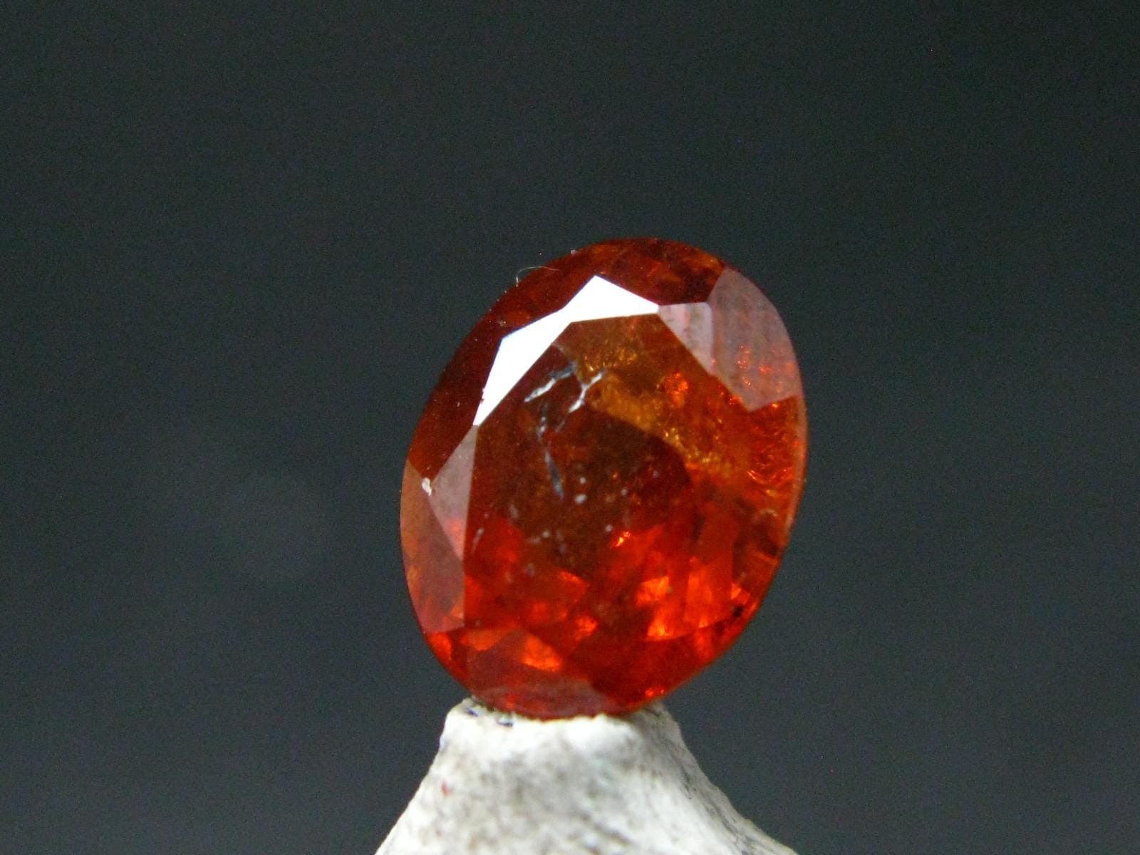 Hessonite Garnet Gem Cut Stone From Sri Lanka – 3.04 Carats