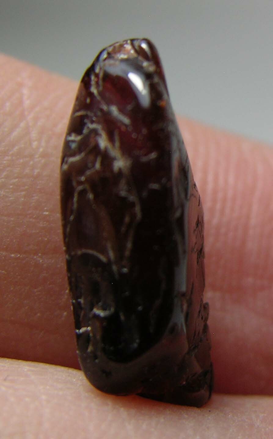 7.25ct 100% Natural Africa Tumbled Rough Mandarin Garnet Specimen 1.40g 16.00mm