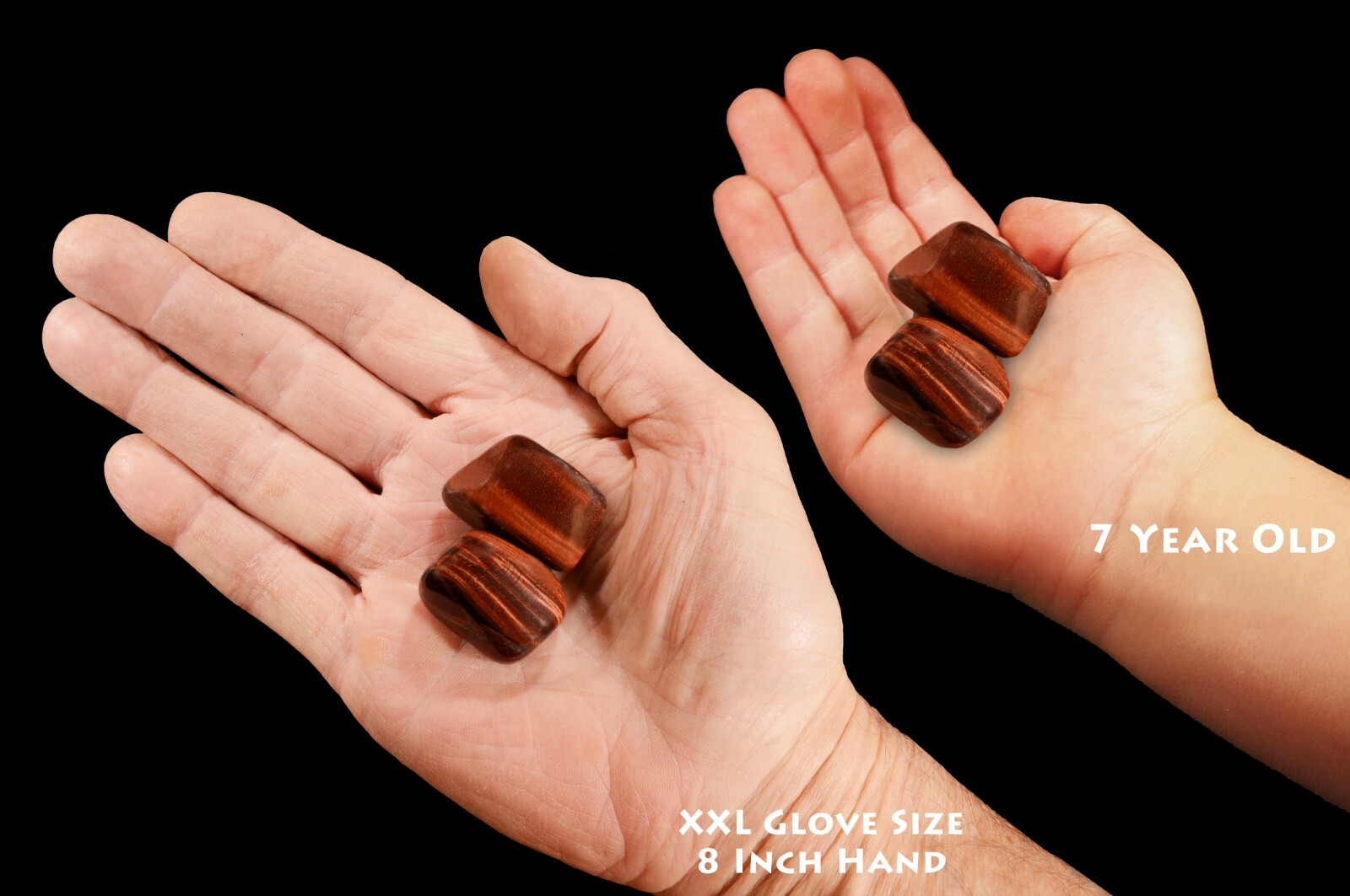 Red Tigers Eye 1 1/4″ Tumbled Polished Sacral Chakra Healing Reiki Crystal Gems