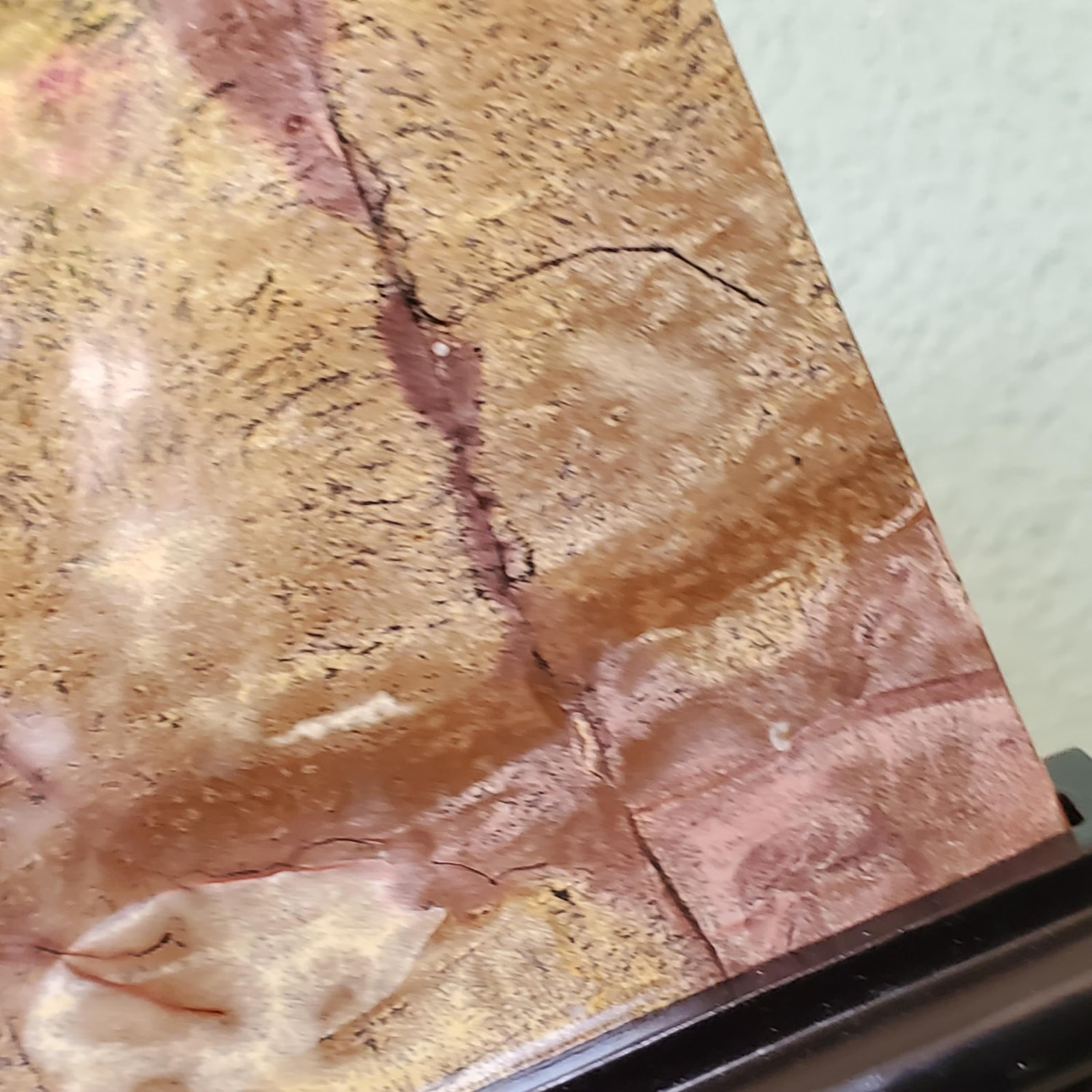 Picture Jasper Pink Dendritic Display Crystal Statement Slab 944 grams