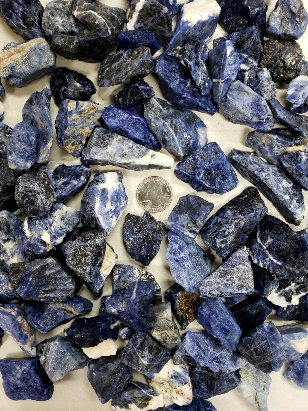 Sodalite Crystal – Sodalite Rough Stones – A Grade Raw Sodalite Wholesale Rocks
