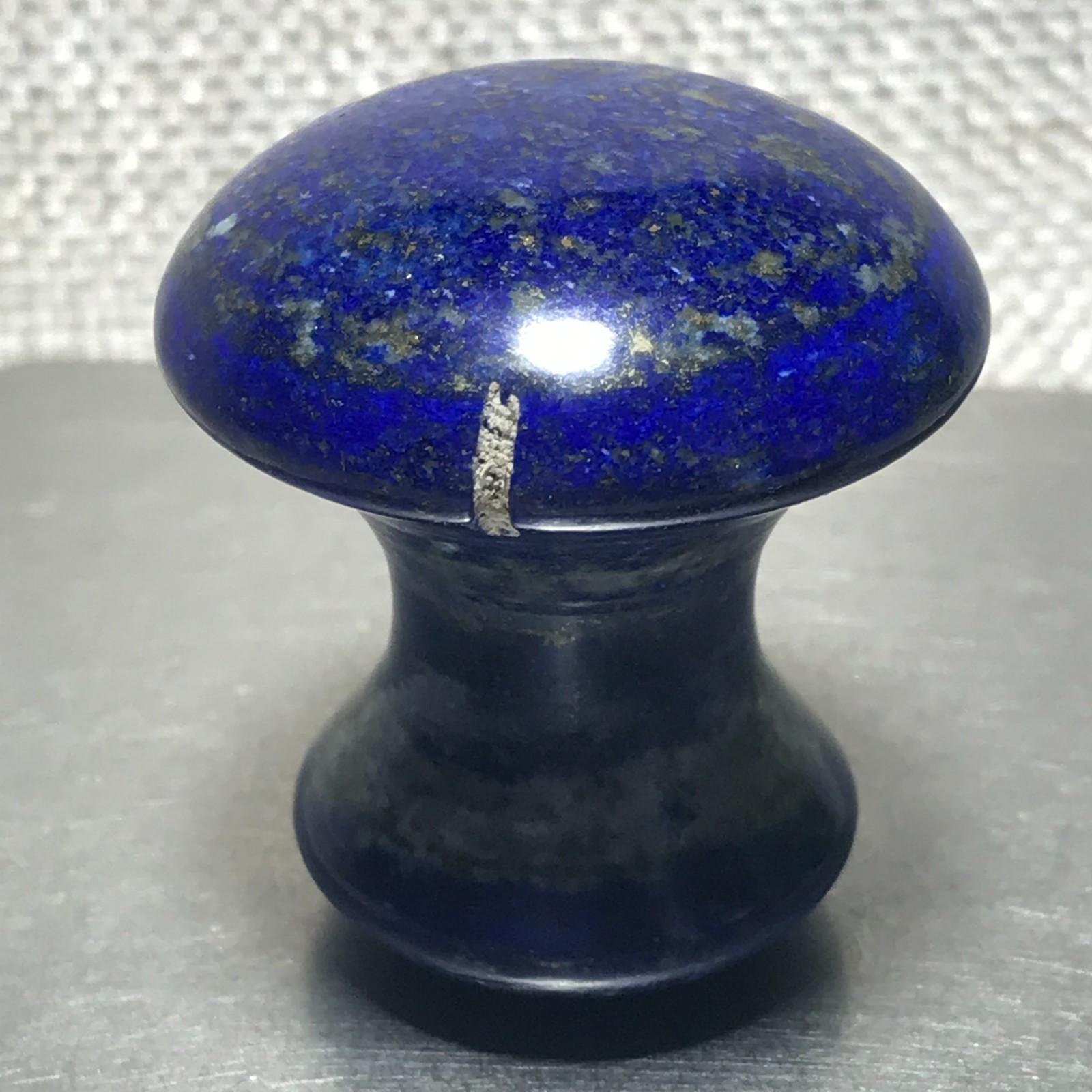 66g Natural lapis lazuli Quartz Crystal mushroom facial massage Healing 10