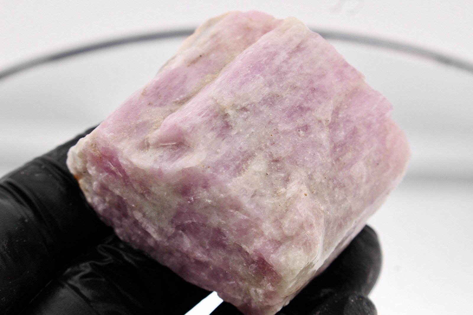 2.8oz UV ACTIVE Kunzite Nigeria Purple Lilac Raw Natural Rough Crystal Mineral