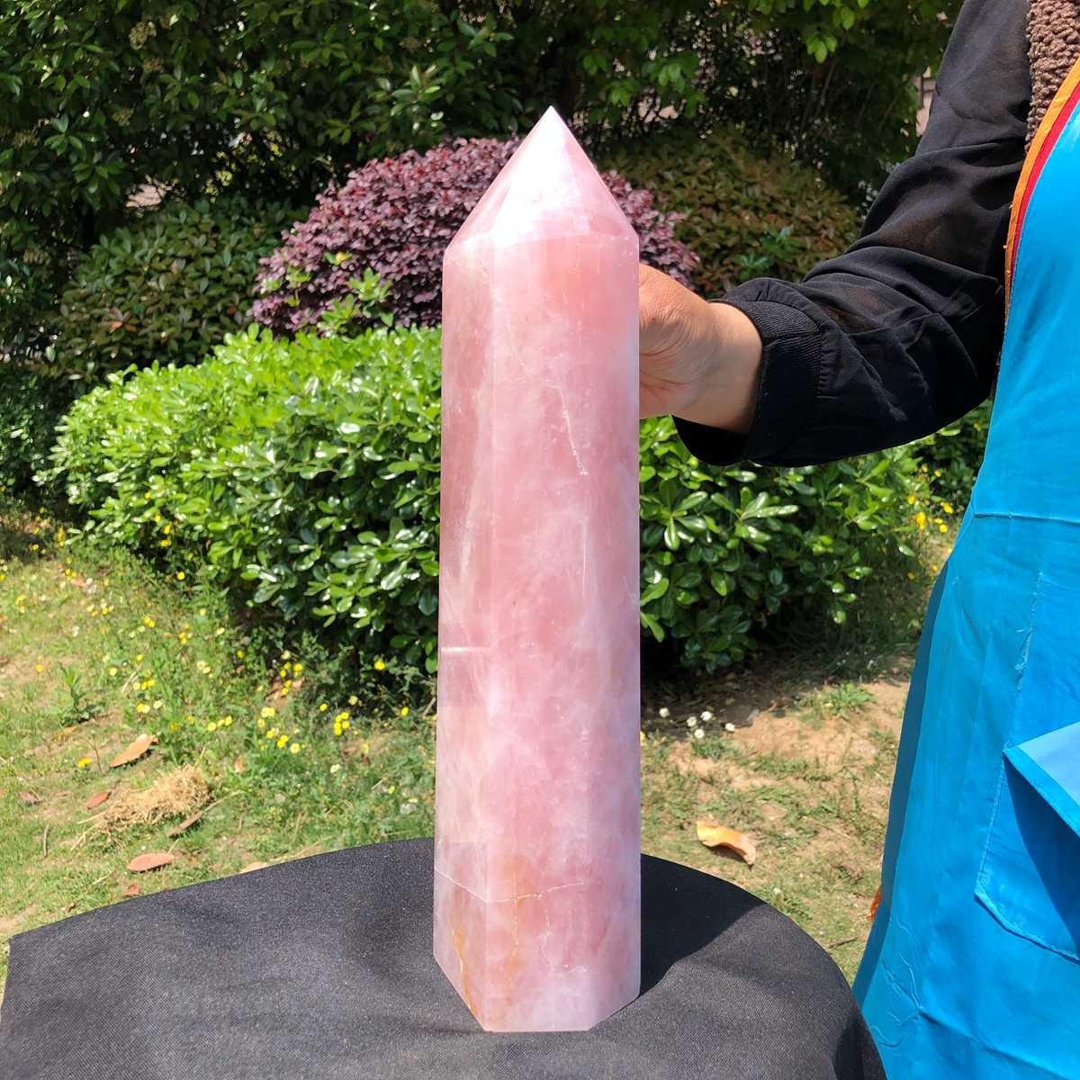 9.46LB Large Natural Powder Crystal Column Wand Obelisk Mineral Healing 5052