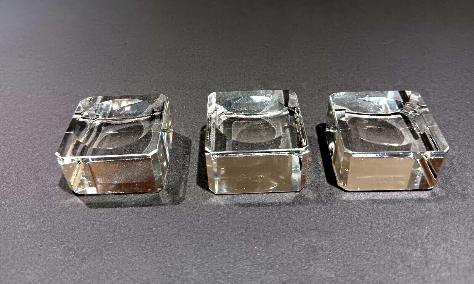 3 pcs of Clear Crystal Display Stand Base For Crystal Ball size 40-60mm/70-90mm