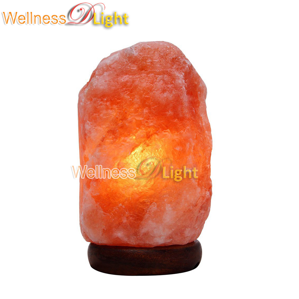 WDL HIMALYAN CRYSTAL SALT NATURAL LAMP 3-5 KG, AROUND 6.50-11 LBS FREE CORD BULB