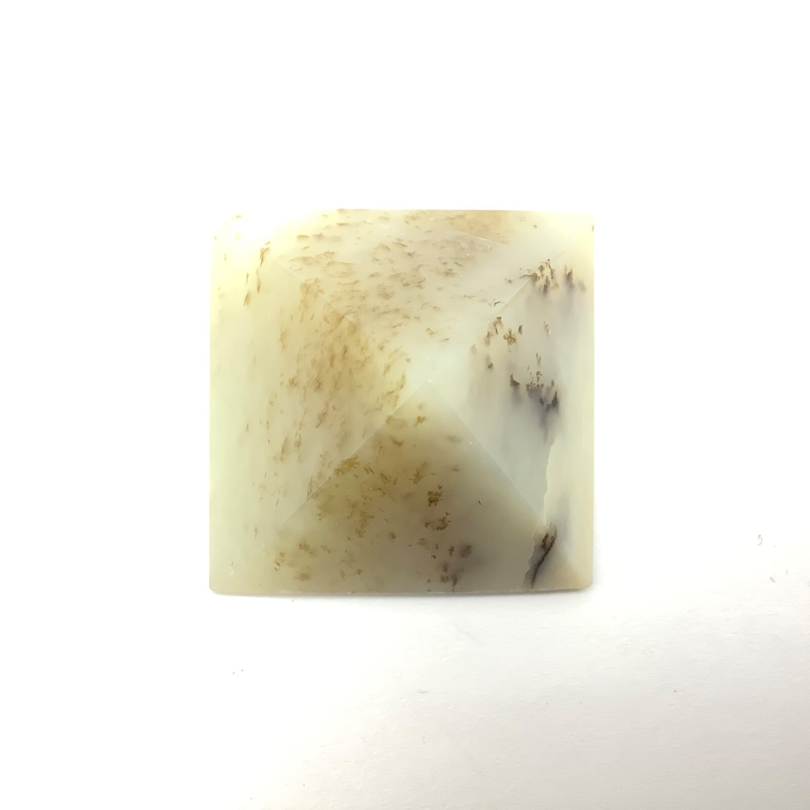 Siberian Jade Pyramid Carving Honey Brown Nephrite Jade Vitim River Siberia