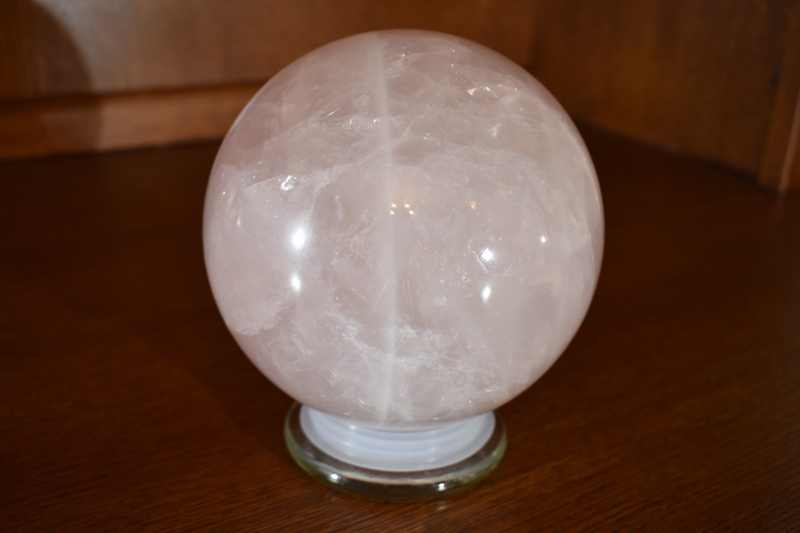 Rose Quartz sphere 4626 grams 149 mm