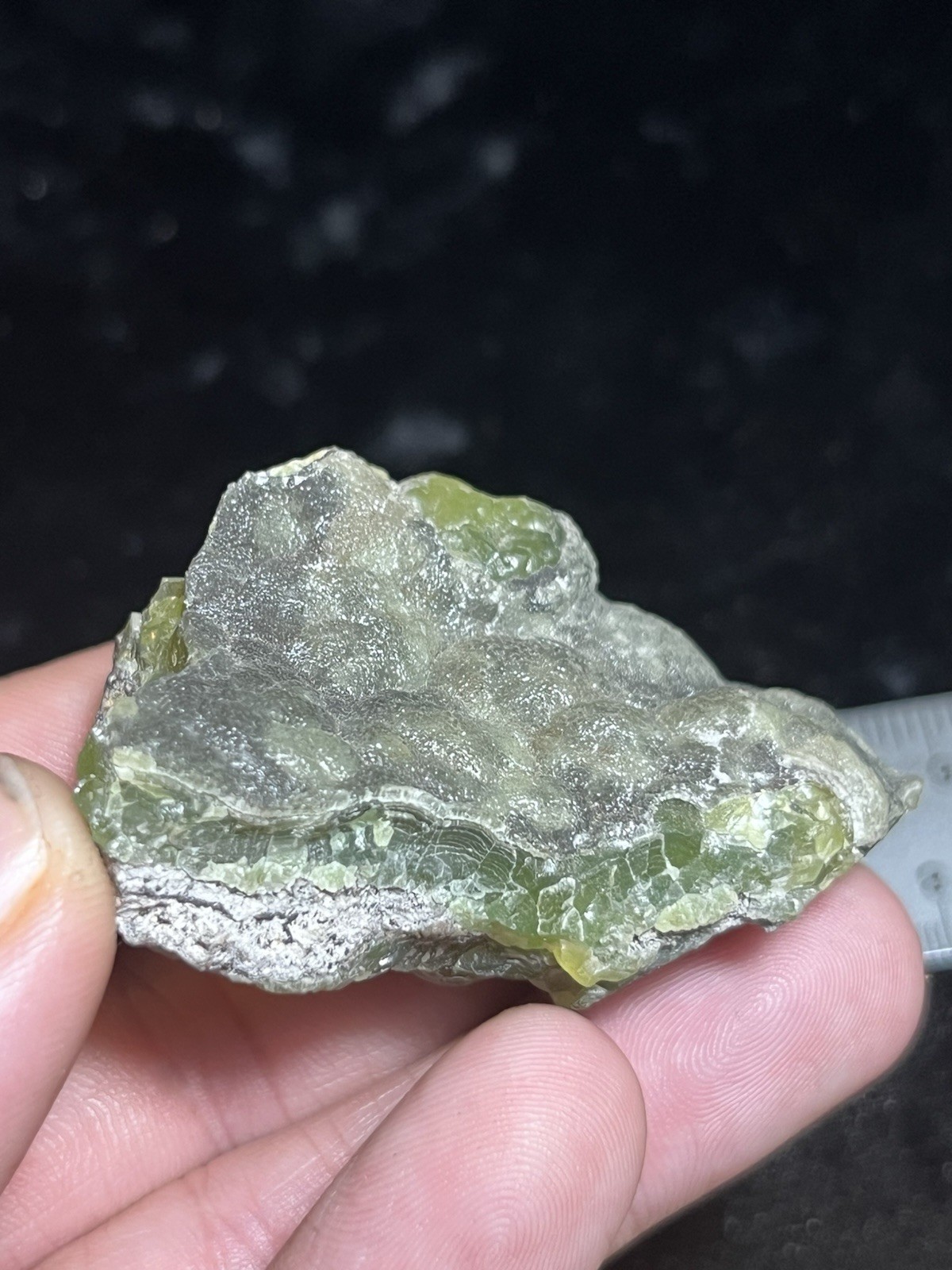 79 Mine Green Cuprian Smithsonite 90g Gila County Arizona Old Stock Gemstone
