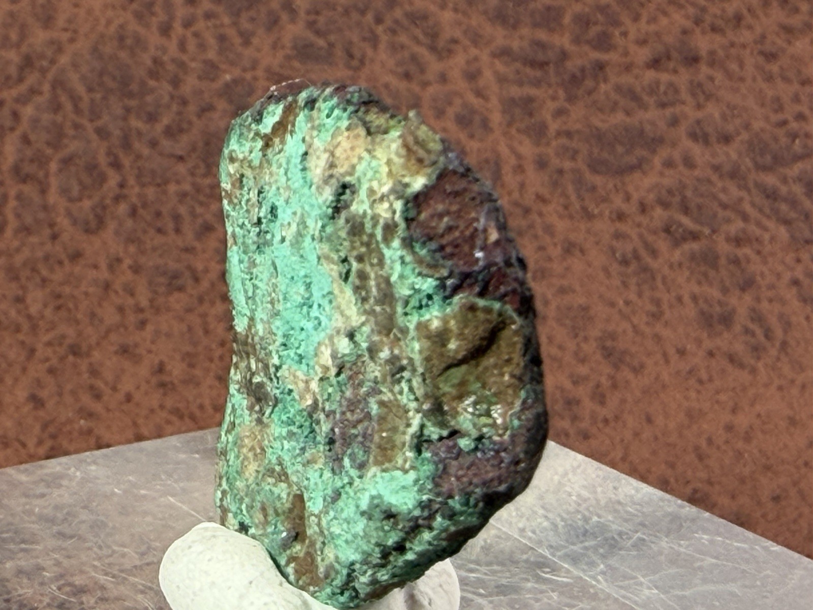 Natural Oxidized Green Glacial Float Copper with Buffed Finish, Michigan 13.0 g