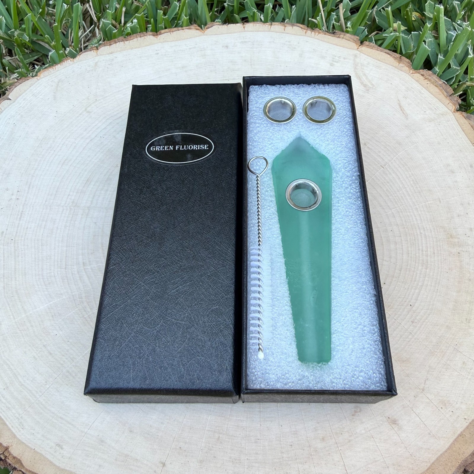 Nature Energy Crystal Smoking Pipe, Handmade Gemstone Pipes, Tobacco Pipe, Gift
