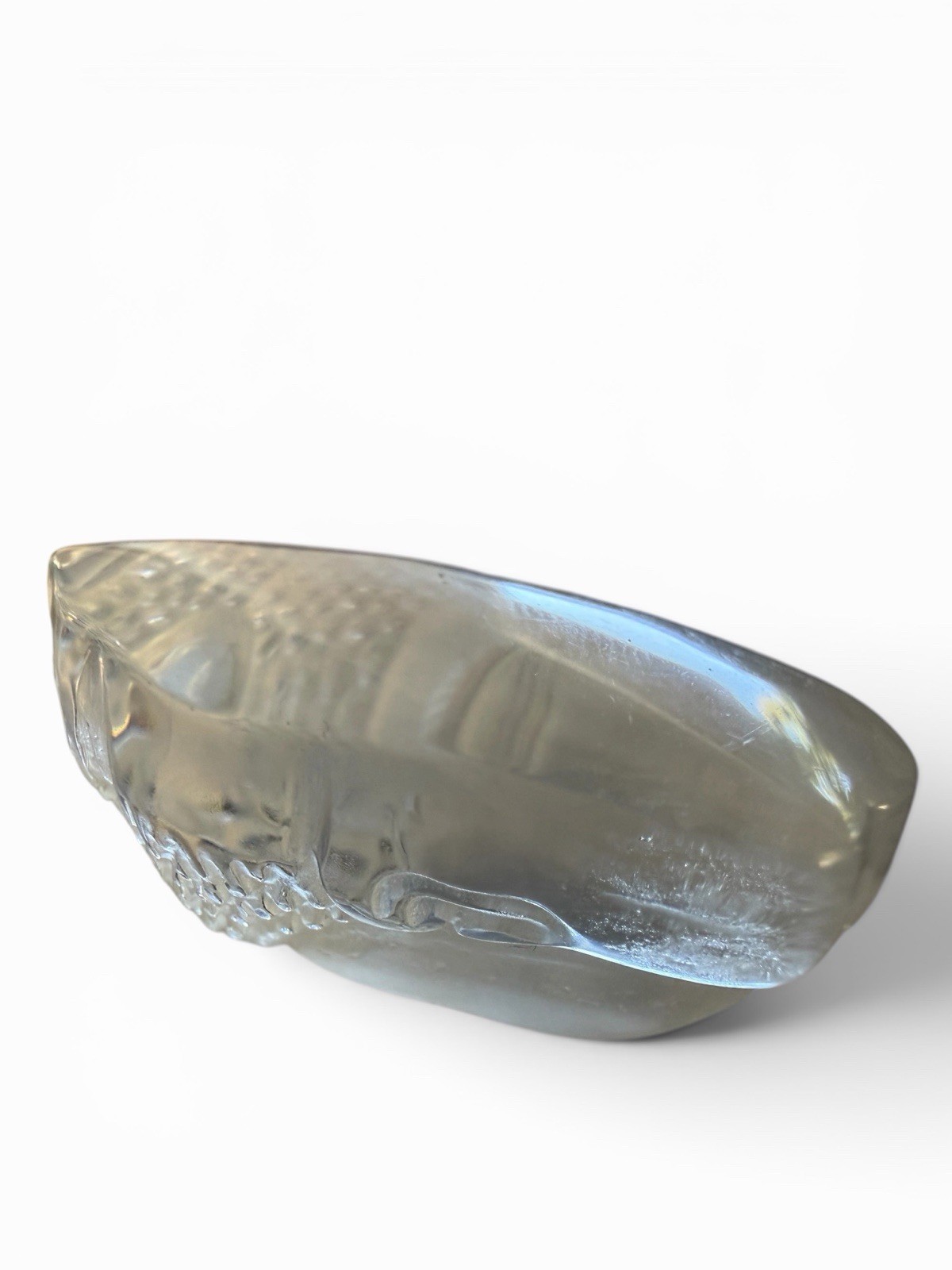 Hand Carved Buddha Head Bead Frosted Quartz Crystal Pendant Bead 36mm x 25mm