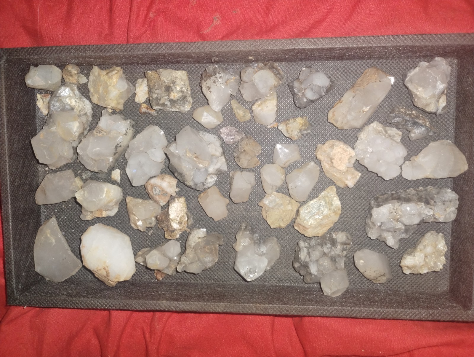 Beautiful Hard To Find Large Lot Of Crystals Mother lode Region CA Crystals Gold