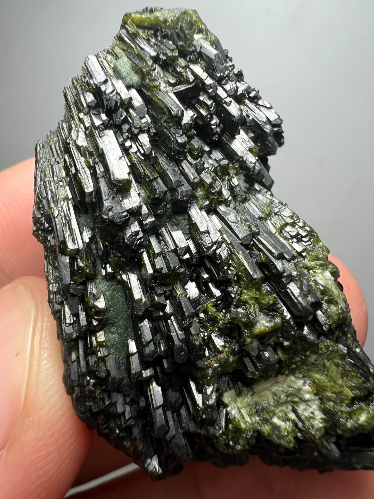 173 Natural Green Epidote crystal bunches from Balochistan Pakistan
