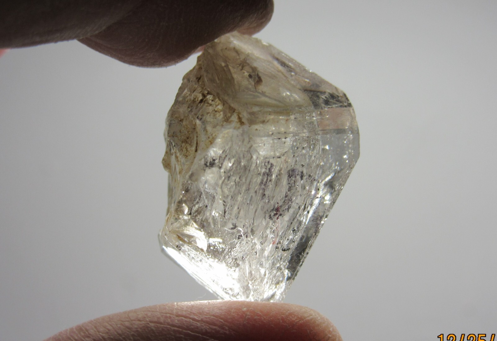 Natural Herkimer Diamond Quartz 1 5/16″ Crystal Herkimer, NY Reiki NHDQC-6
