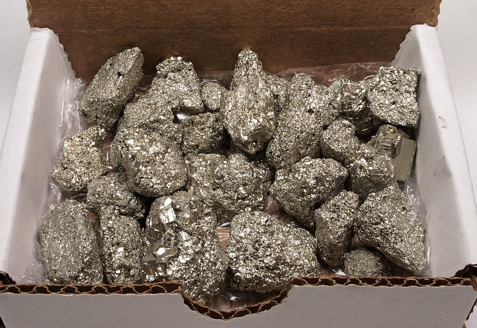Iron Pyrite Collection Natural Chispa Crystals Fools Gold