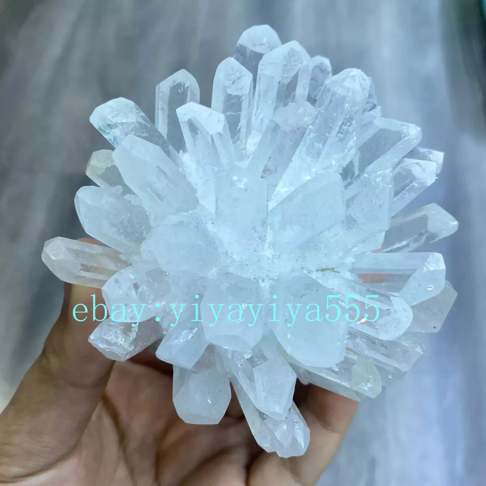 New Find white Phantom Quartz Crystal Cluster Mineral Specimen Healing 200g+ 1pc