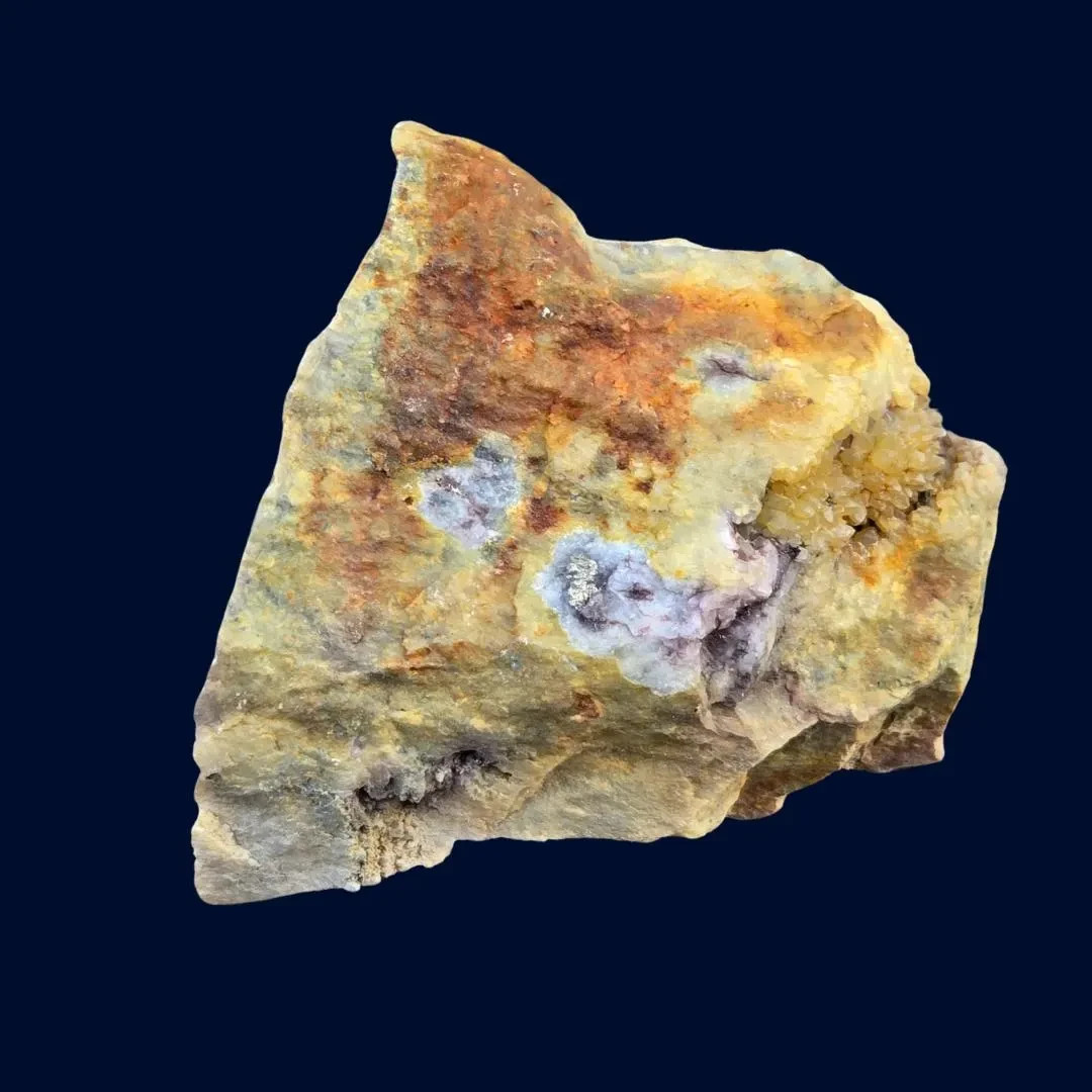Virginia City Drusy Quartz Silver Ore 163g Comstock Nevada Display Specimen