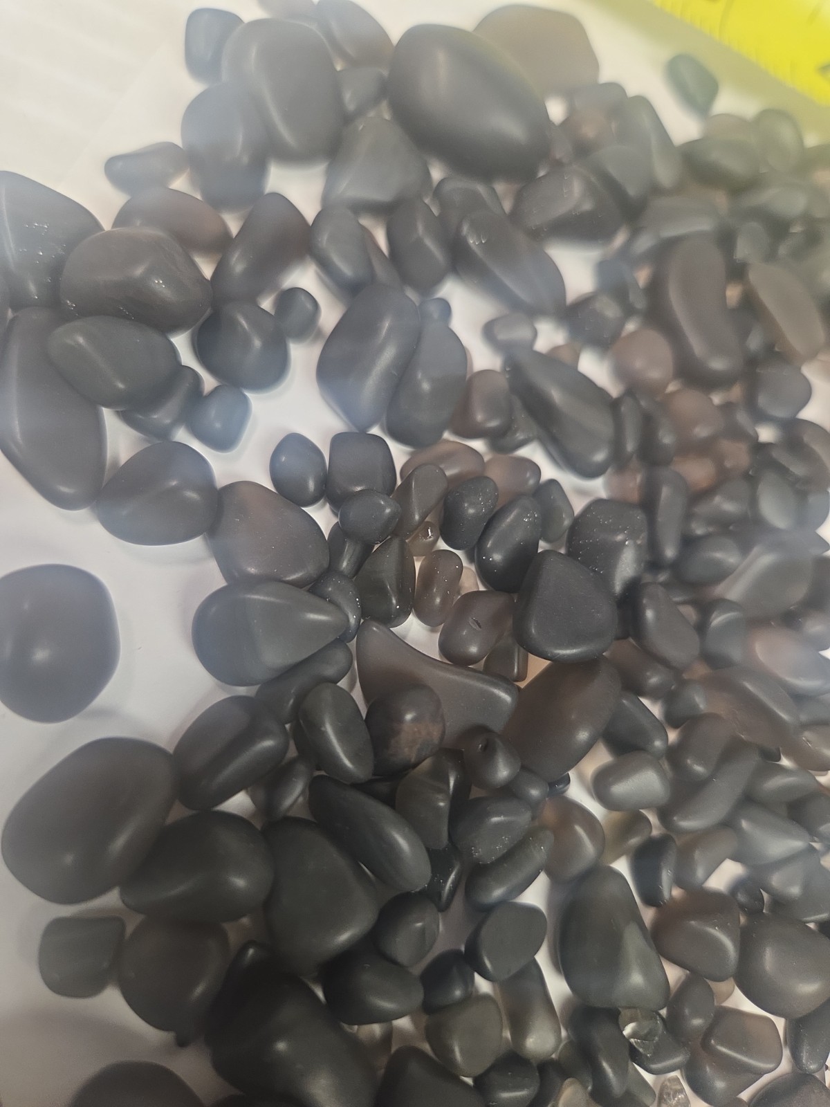 Obsidian Apache Tears Rough Stone Crystals Gems For Jewelry Healing Tumbling.