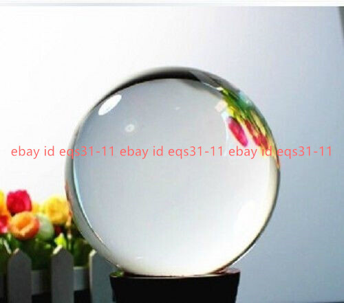 100mm 80mm 60mm 40mm Asian Rare Natural Quartz Clear Magic Crystal Healing Ball