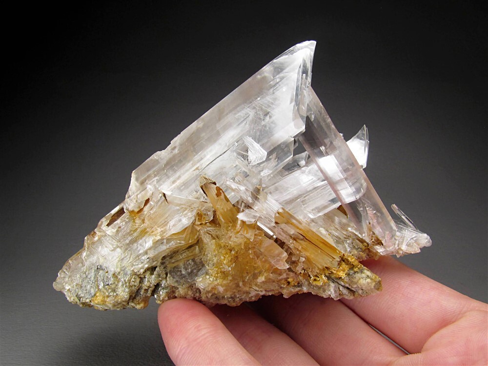 Gypsum var. Selenite Qinglong Mine Guizhou Province, China