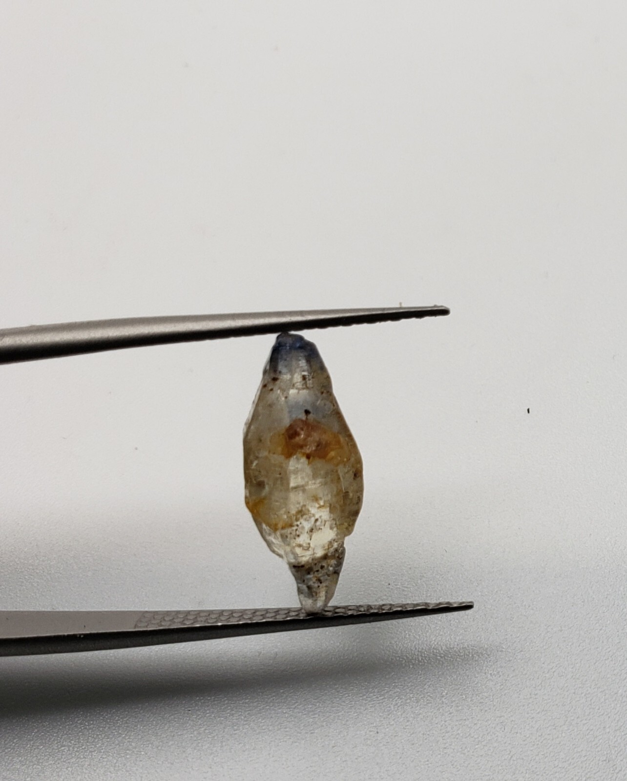 Yellow Sapphire Rough. Natural Celon Specimin Sri Lanka Gem 6.06Ct. 17.2x7mm