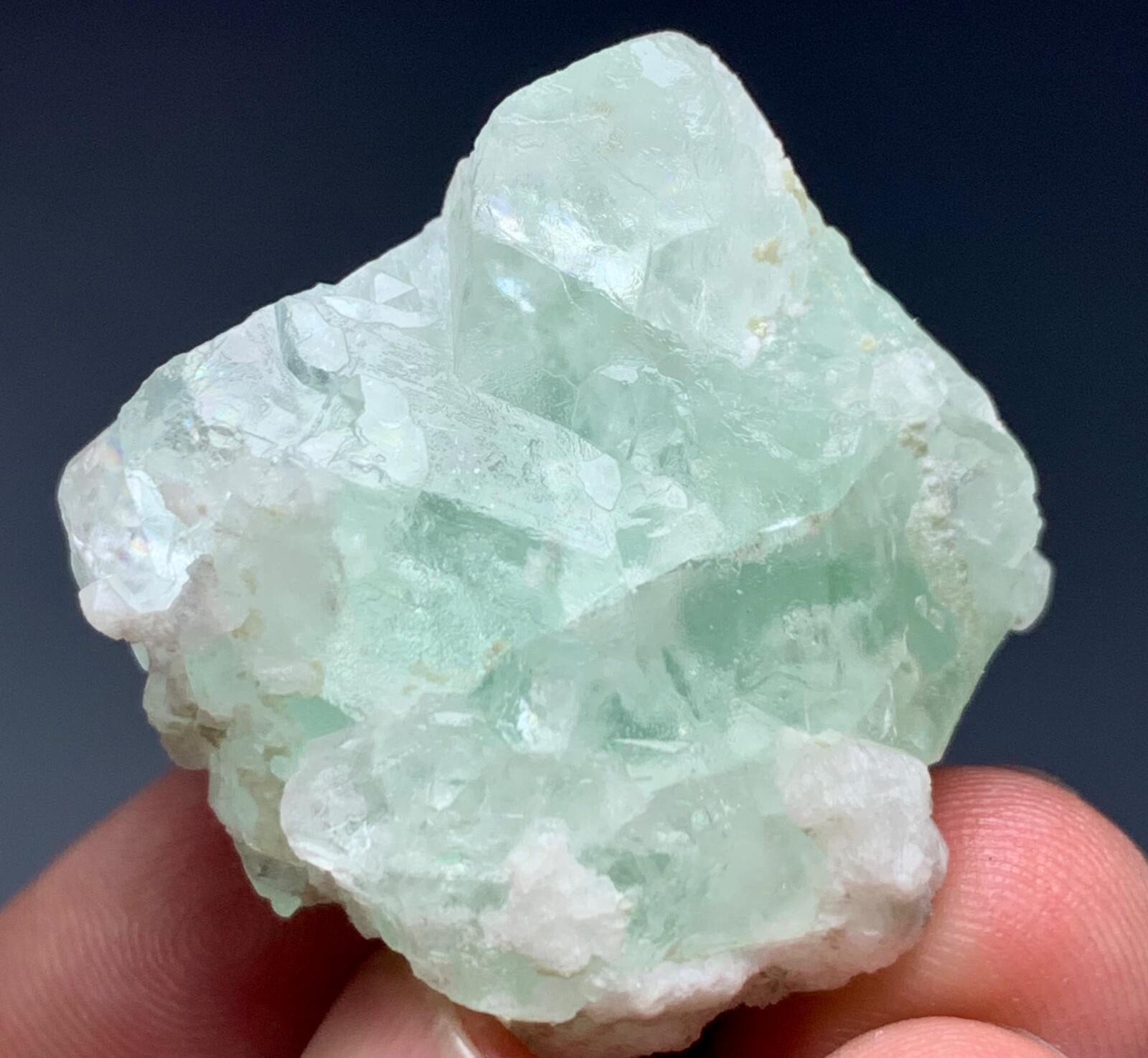 176 Cts Natural Fluorite Crystal Specimen from Pakistan.