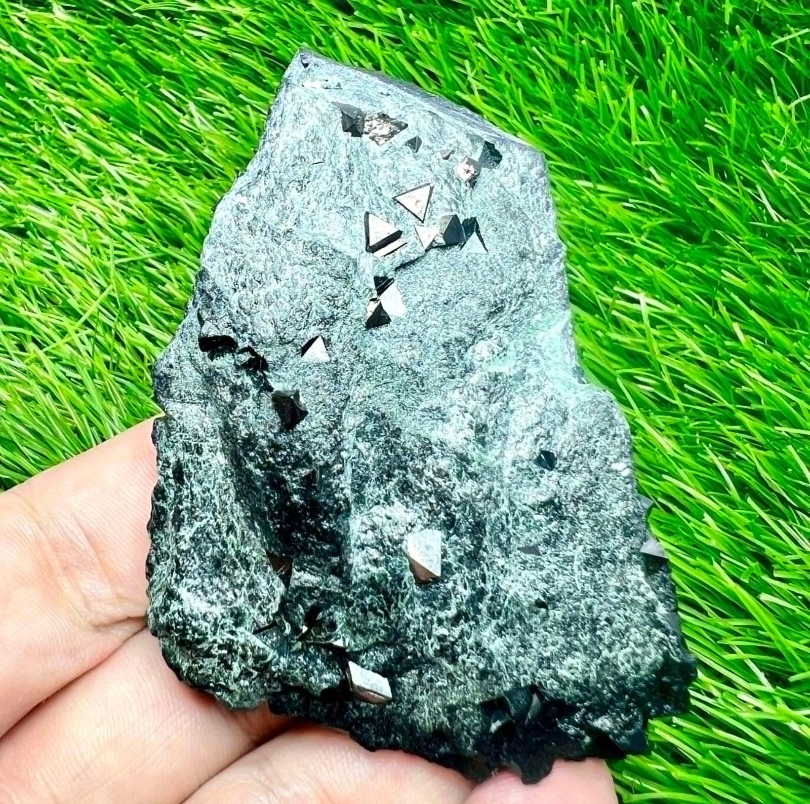 123 GM Magnetite Crystals On Matrix From Skardu Pakistan
