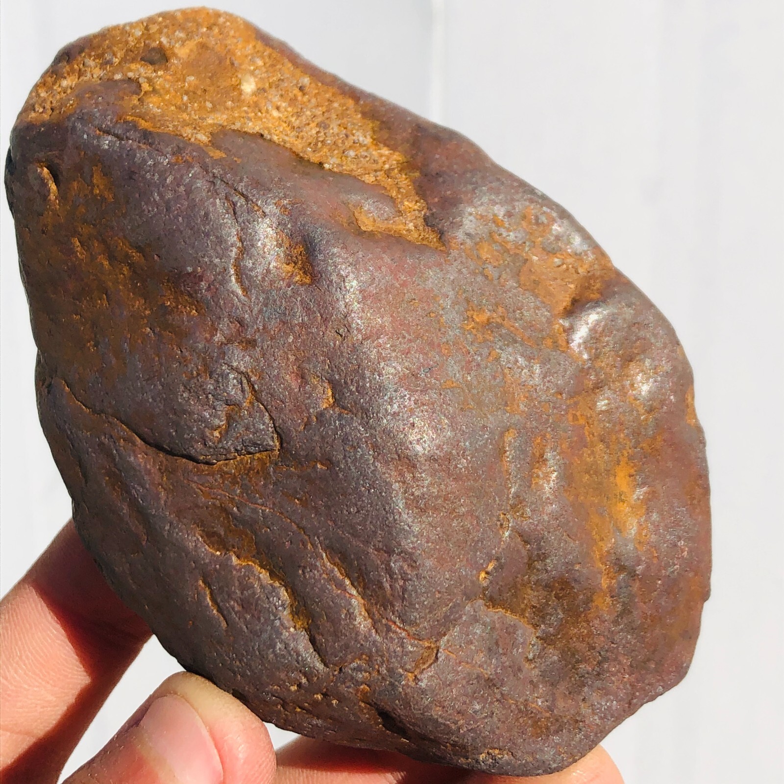 1.62lb STONY IRON H CHONDRITE METEORITE Polished Carved Space Rock Specimen
