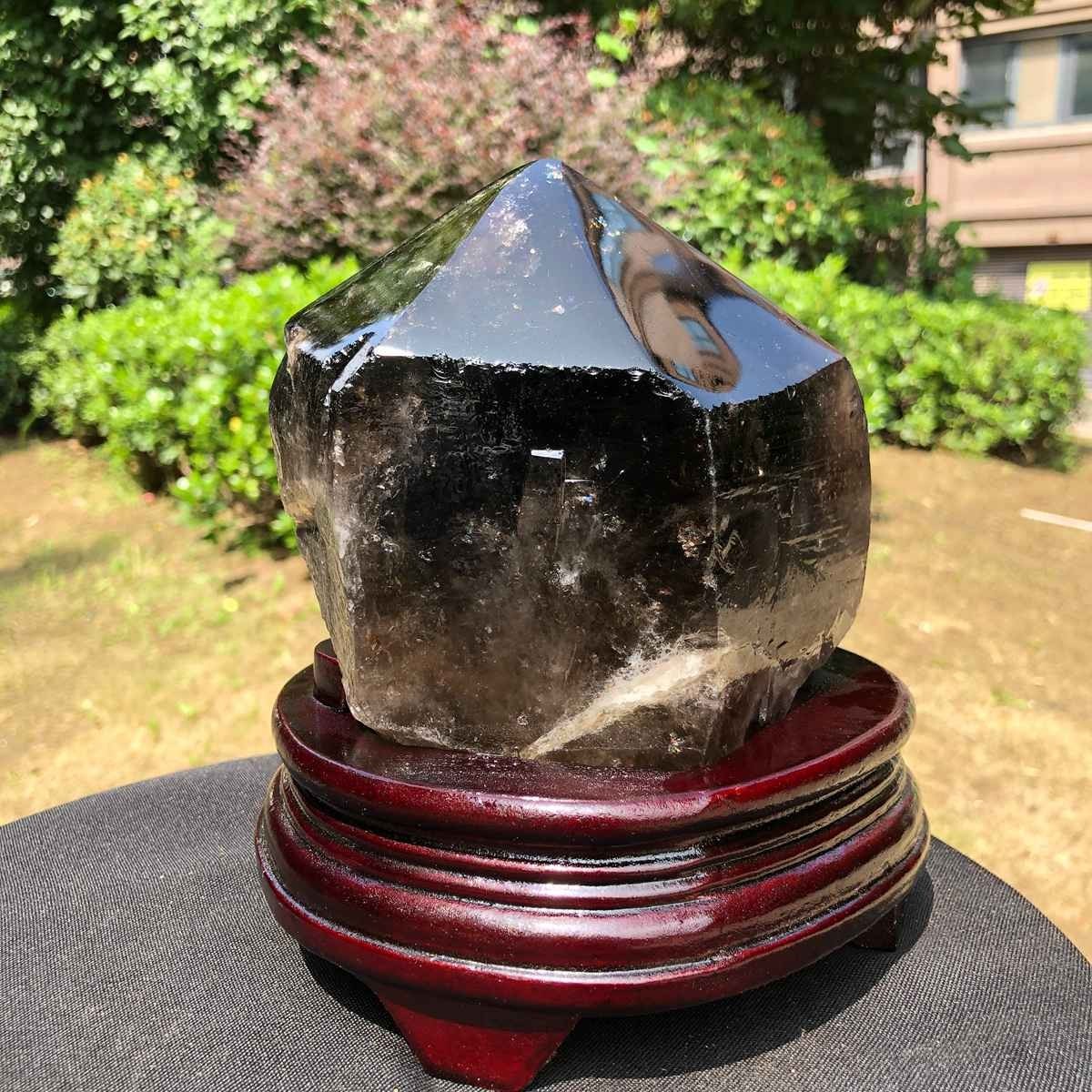 5.25LB Natural Black Crystal Specimen Quartz Crystal Specimen Healing 1816