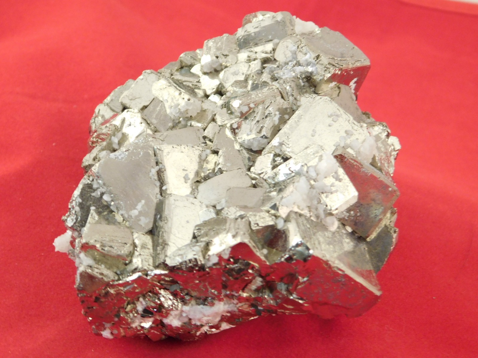 Big! Nice and 100% Natural Pyrite CUBE Cluster Huanzala Mine Peru 764gr