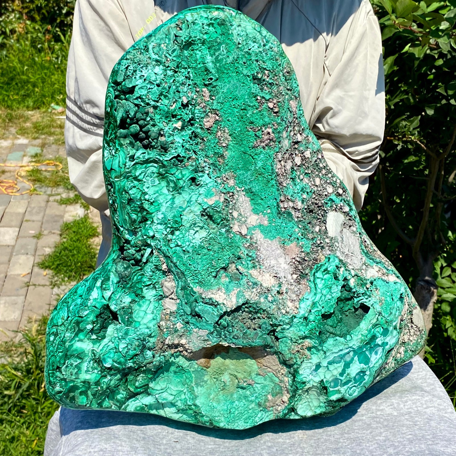 65.91LB TOP Natural Malachite crystal quartz Mineral specimen Reiki gem