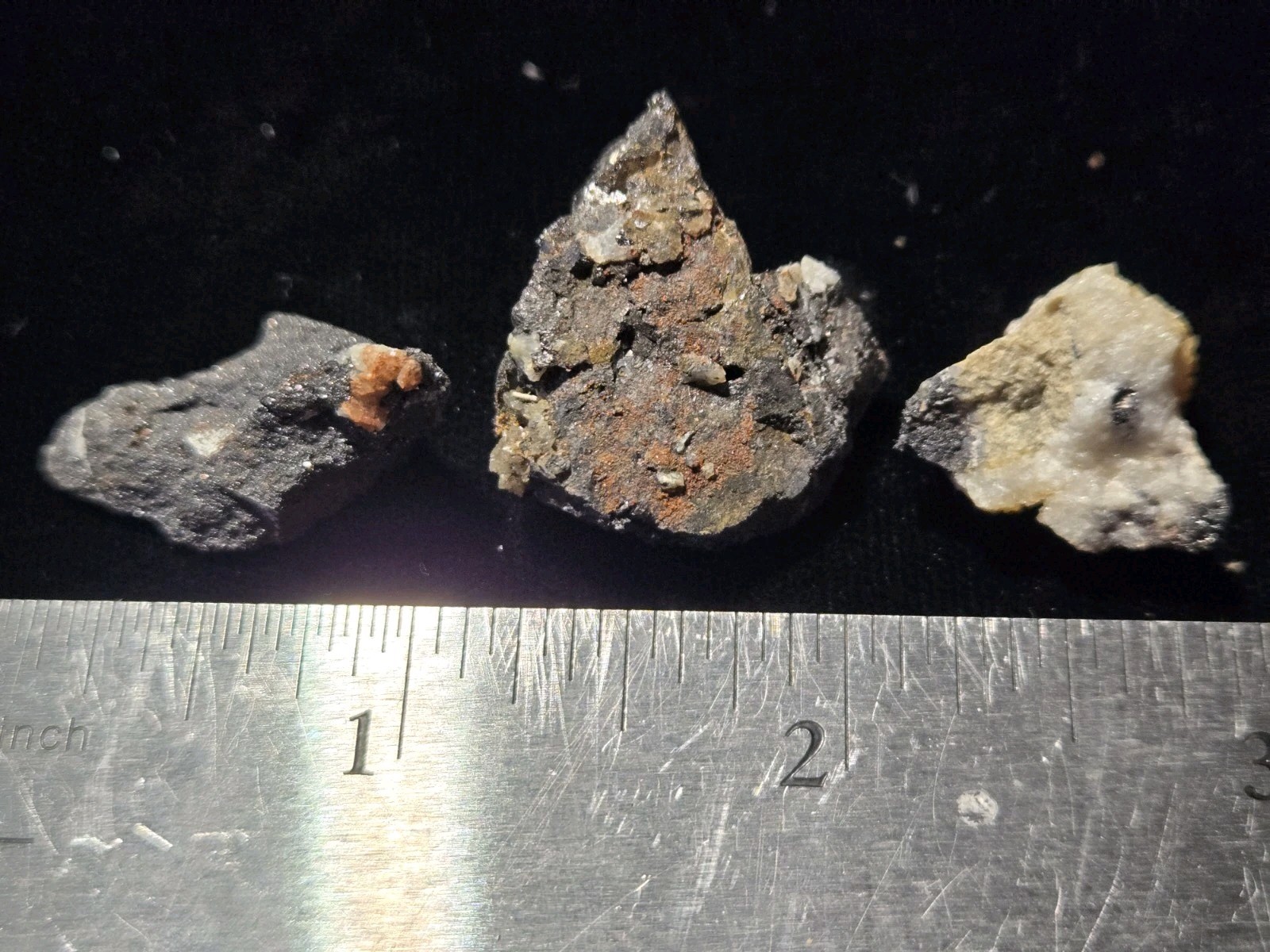 278g 5 Pieces Magnetic Minerals Magnetite Stones
