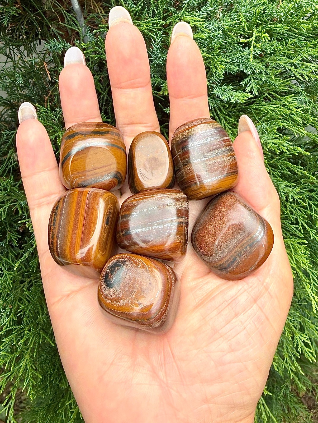 Wholesale Lot 2 Lbs Natural Tiger Iron Tumble Stone Healing