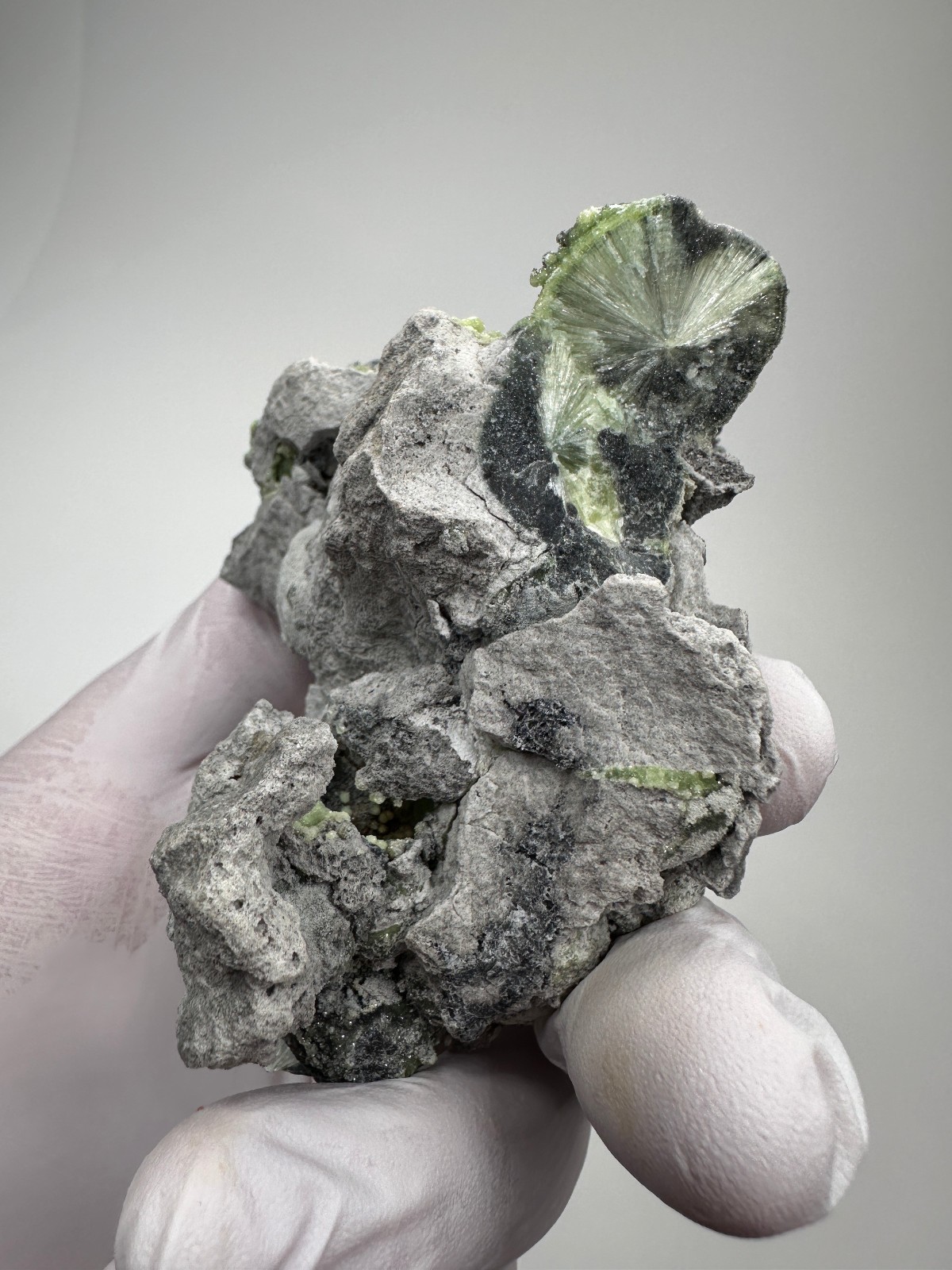 Beautiful Large RARE GREEN Wavellite Specimen from Arkansas